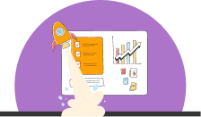 Analytics growth feature illustration